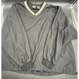 Hartwell, Black & Tan, Active, Banded Waist V Neck, Activewear Pullover 2XL Mens